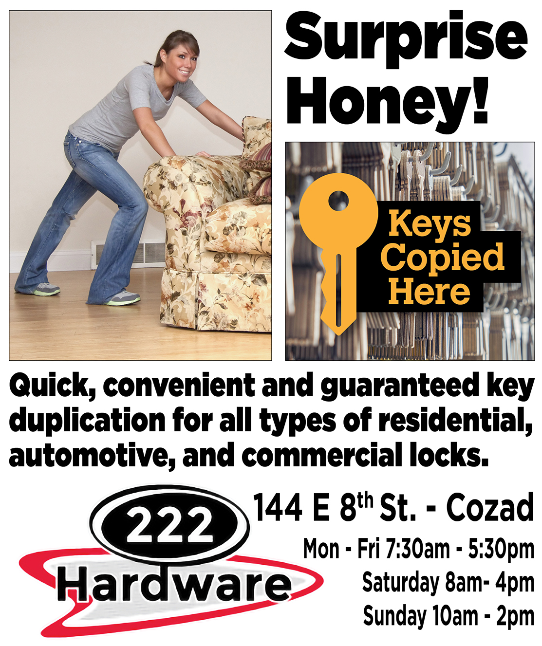 222 Hardware 3/6